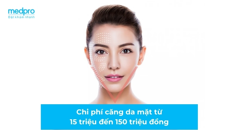 chi phí căng da mặt hết bao nhiêu