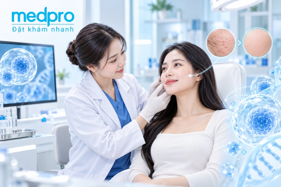 Tế bào gốc trị sẹo rỗ là gì