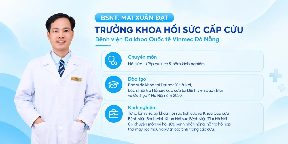 BSNT. Mai Xuân Đạt – Trưởng khoa Hồi sức Cấp cứu
