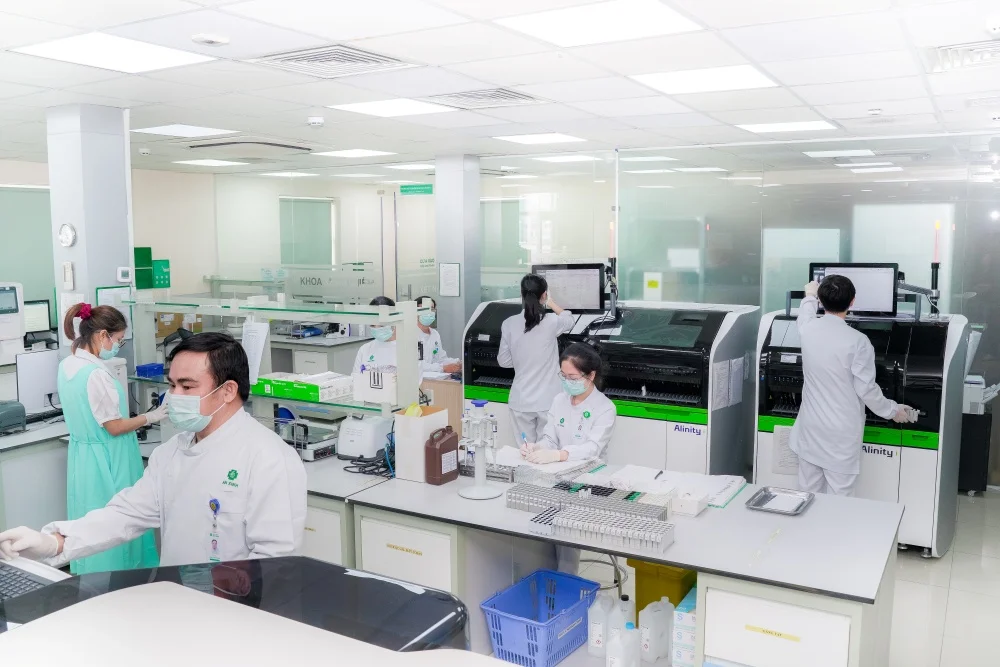 phòng xét nghiệm bệnh viện an sinh